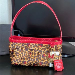 NWT Harveys Minnie Leopard Baguette